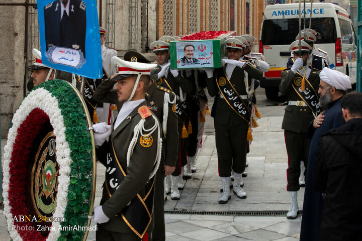 خاکسپاری پیکر شهید علی شمخانی در امامزاده صالح (ع)