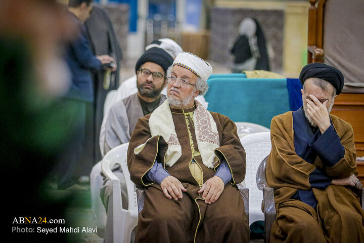 تجمع طلاب و فعالان بین‌المللی در محکومیت تجاوز آمریکایی صهیونی - مسجد جمکران