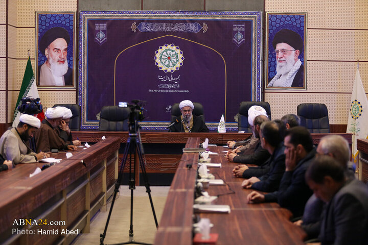 سخنرانی آیت‌الله رمضانی در جمع مدیران و کارکنان مجمع جهانی اهل‌بیت(ع)