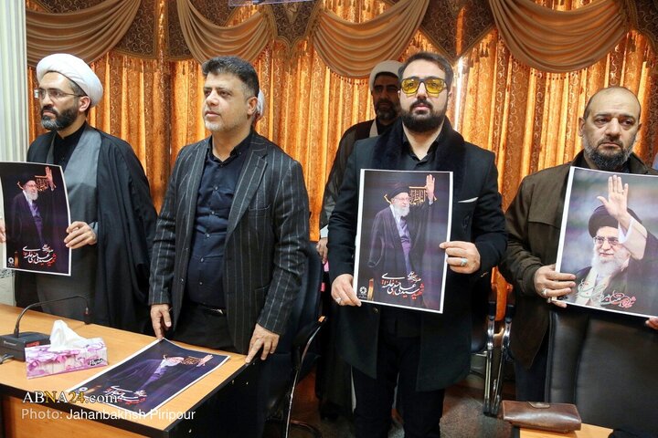 مراسم بزرگداشت رهبر شهید و بیعت با رهبر جدید در دانشگاه ادیان و مذاهب