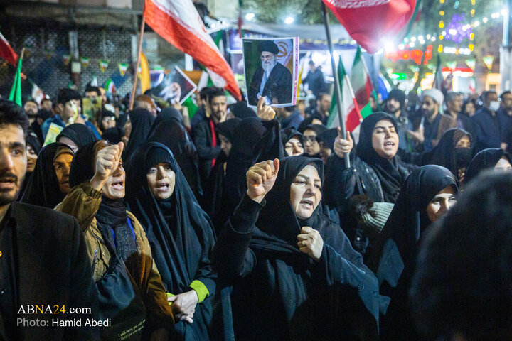 استقبال مردم قم از پیکر شهید دکتر علی لاریجانی