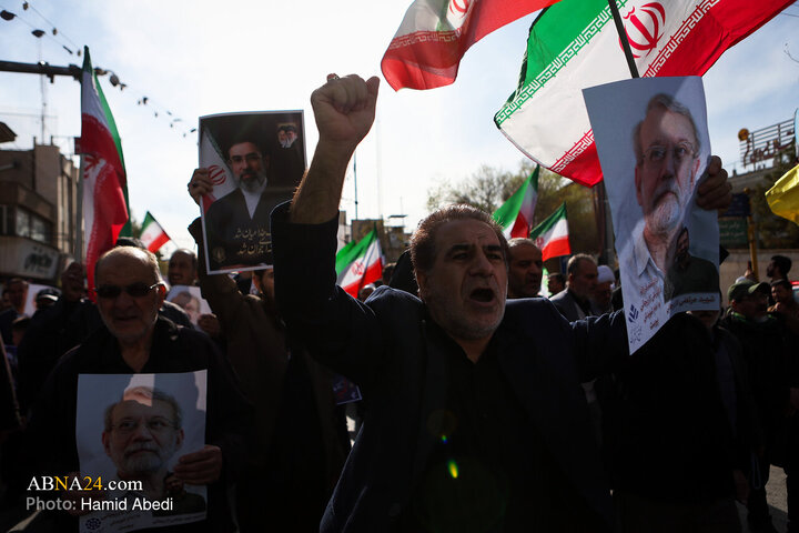 تشییع پیکر شهید «علی لاریجانی» و «مرتضی لاریجانی» - قم
