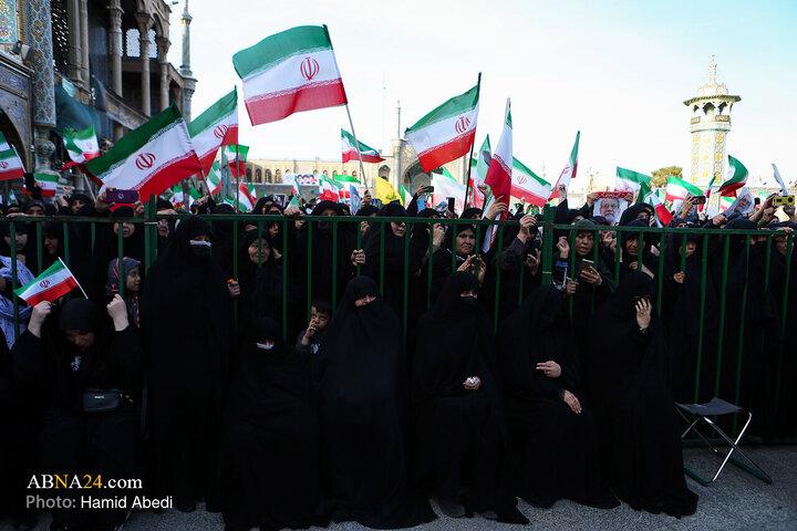 تشییع پیکر شهید «علی لاریجانی» و «مرتضی لاریجانی» - قم