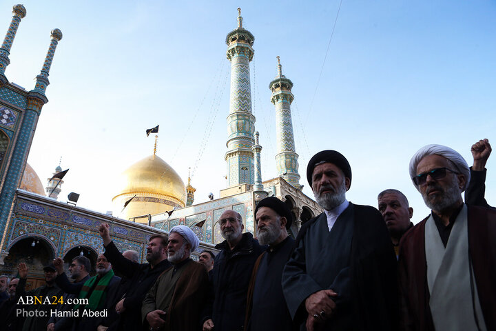 تشییع پیکر شهید «علی لاریجانی» و «مرتضی لاریجانی» - قم