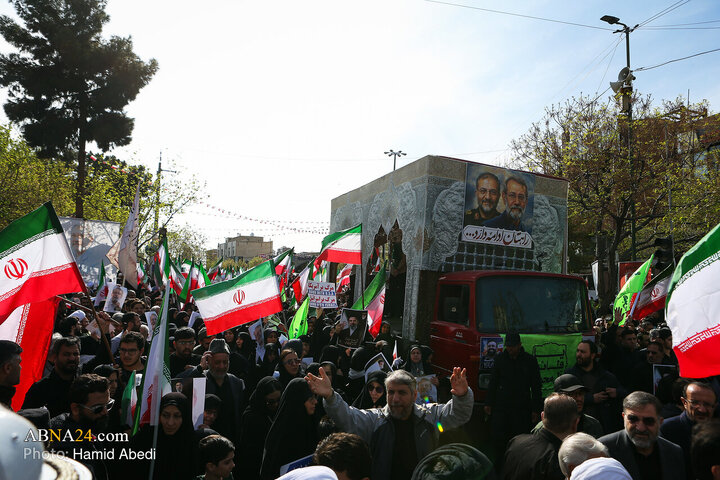 تشییع پیکر شهید «علی لاریجانی» و «مرتضی لاریجانی» - قم