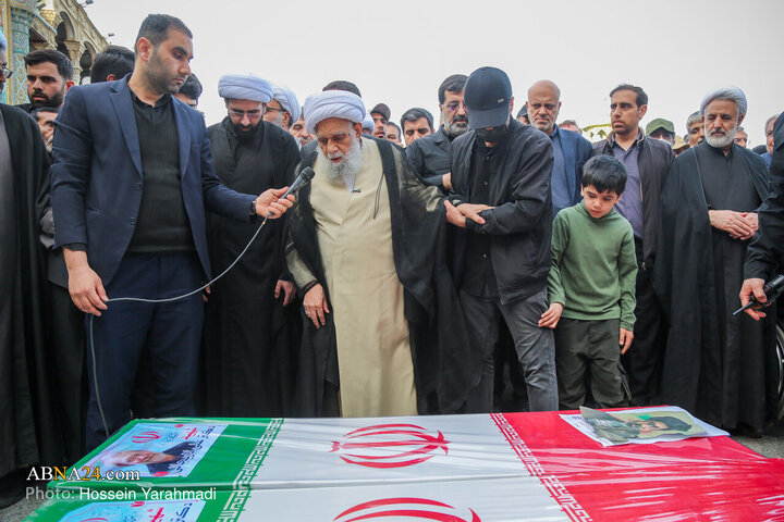 تشییع پیکر شهید «علی لاریجانی» و «مرتضی لاریجانی» - قم