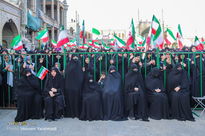 تشییع پیکر شهید «علی لاریجانی» و «مرتضی لاریجانی» - قم