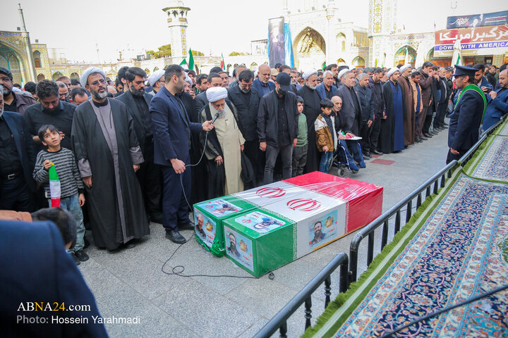 تشییع پیکر شهید «علی لاریجانی» و «مرتضی لاریجانی» - قم