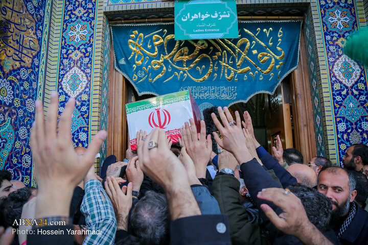تشییع پیکر شهید «علی لاریجانی» و «مرتضی لاریجانی» - قم