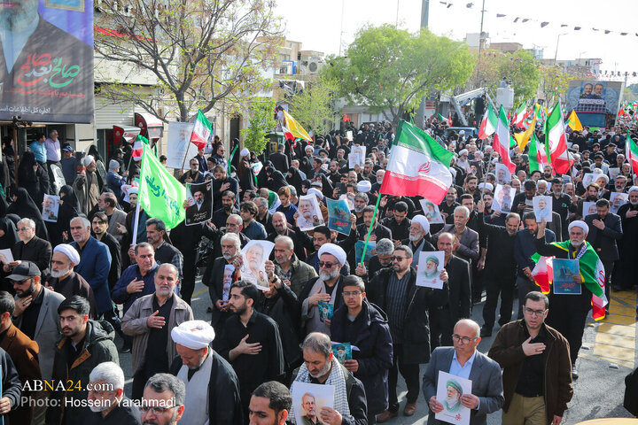 تشییع پیکر شهید «علی لاریجانی» و «مرتضی لاریجانی» - قم