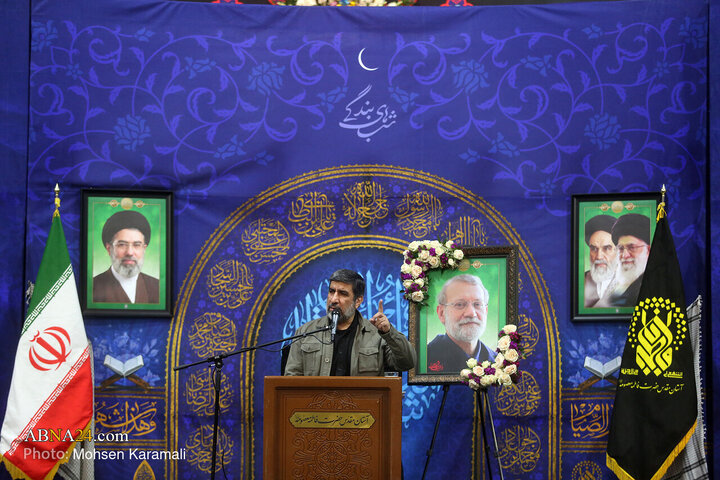 مراسم بزرگداشت شهید علی لاریجانی در حرم حضرت معصومه(س)