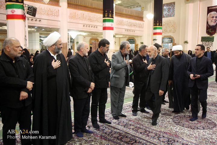 مراسم بزرگداشت شهید علی لاریجانی در حرم حضرت معصومه(س)