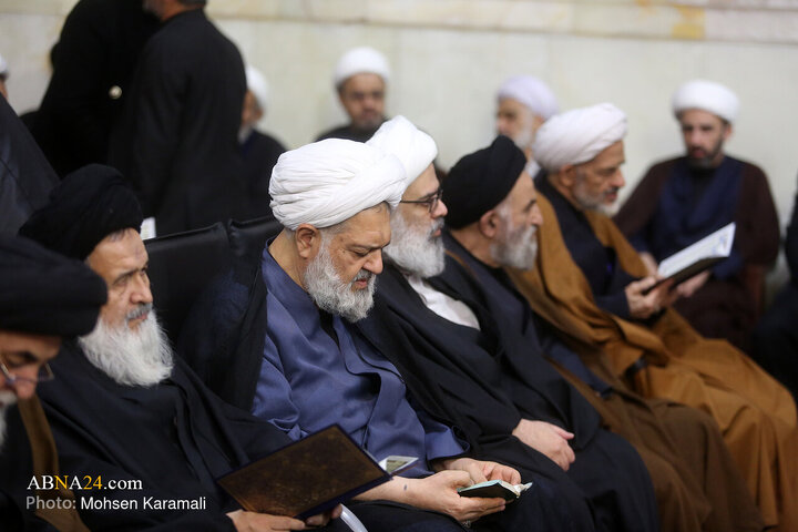 مراسم بزرگداشت شهید علی لاریجانی در حرم حضرت معصومه(س)