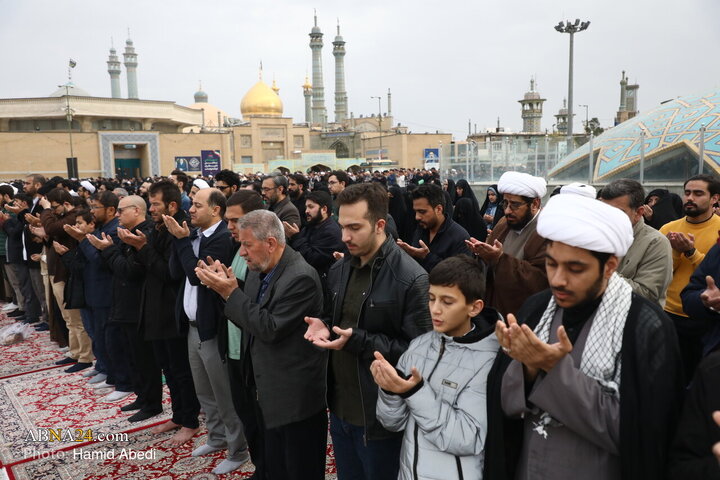 اقامه نماز عید سعید فطر - حرم حضرت معصومه(س)