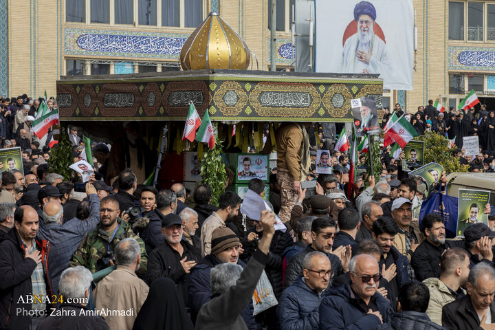 تشییع شهید نایینی مصلی تهران
