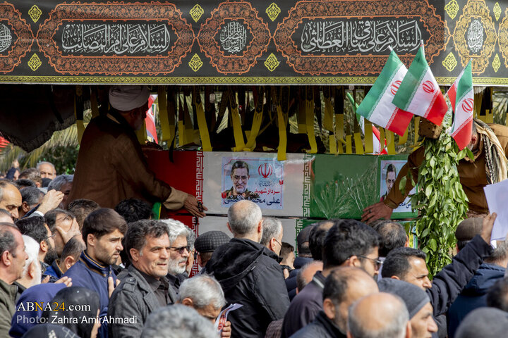 تشییع شهید نایینی مصلی تهران