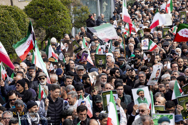 تشییع شهید نایینی مصلی تهران