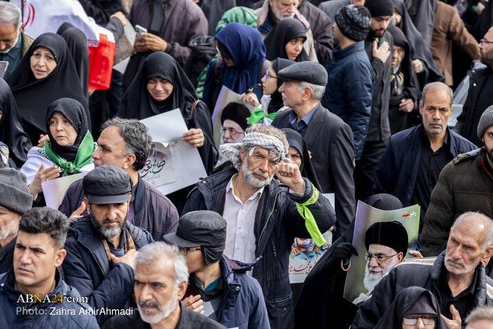 تشییع شهید نایینی مصلی تهران