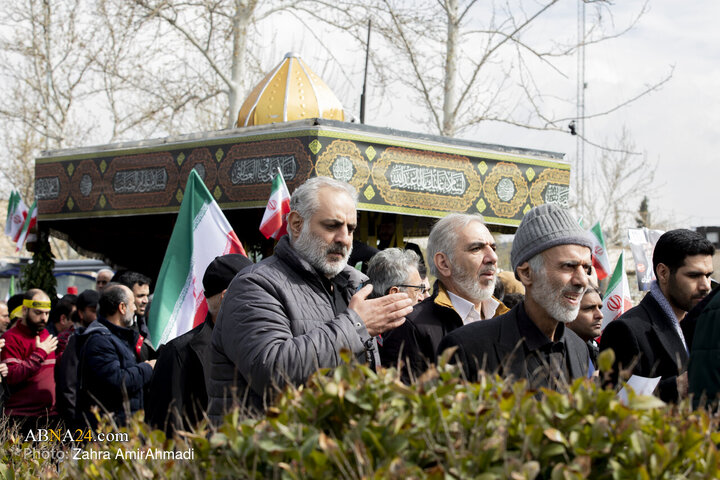 تشییع شهید نایینی مصلی تهران