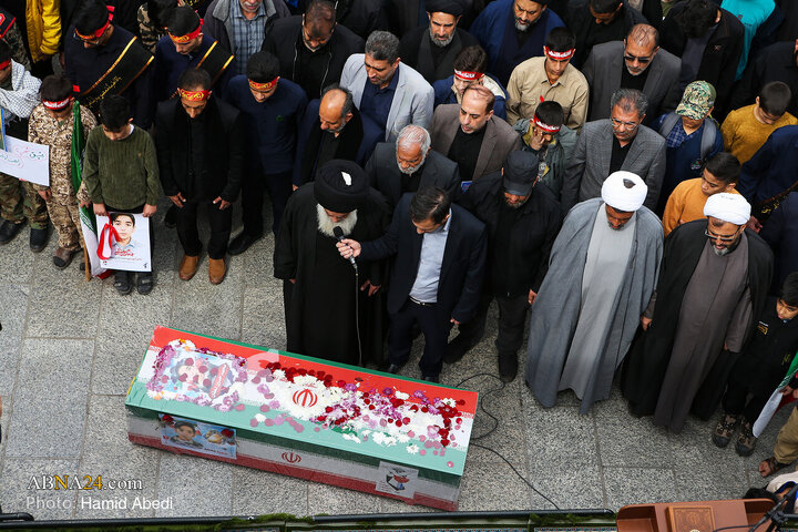 تشییع و تدفین پیکر دانش آموز شهید "محمد حسین دهقان" در قم