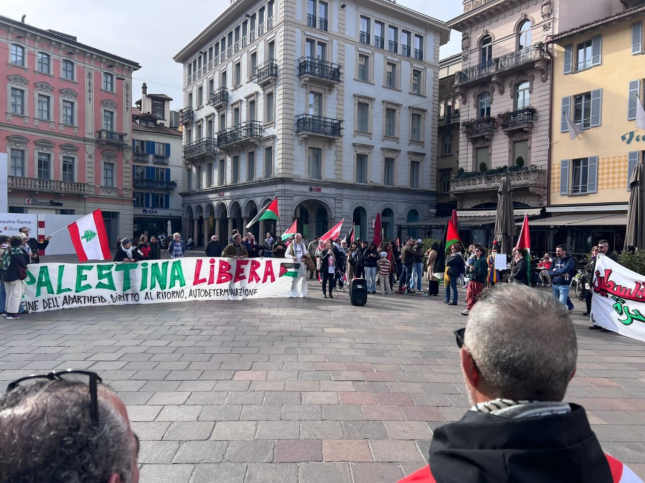 Enough Is Enough: War and Destruction” Rally in Lugano, Switzerland