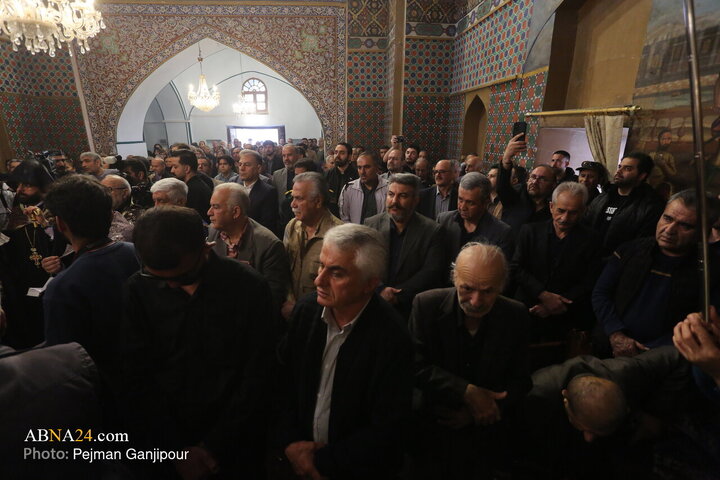 تشییع پیکر تنها شهید مسیحی جنگ رمضان - اصفهان