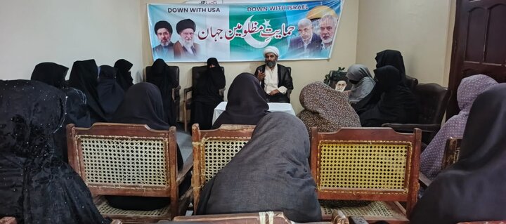 برگزاری مراسم «حمایت از مظلومان جهان» در شهر «جیکب‌آباد» پاکستان + تصاویر