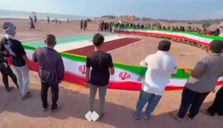 ویدیو | اهالی باشرف جزیره هرمز، هرروز و هرشب پای‌کار وطن