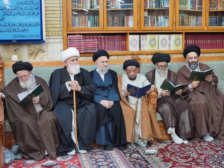 مراسم بزرگداشت آیت الله مامقانی در مشهد