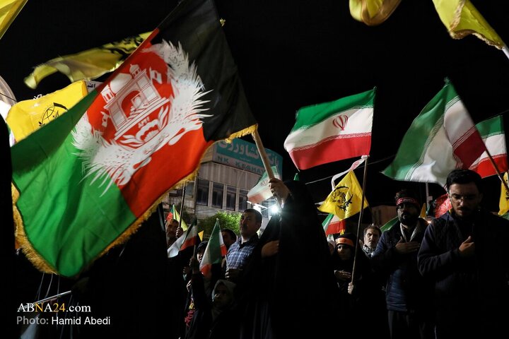 اجتماع مهاجرین افغانستانی و خانواده‌های لشکر فاطمیون