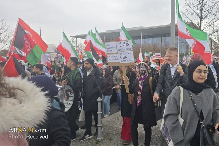 Photos: Massive rally of supporters of Islamic Republic of Iran held in Berlin