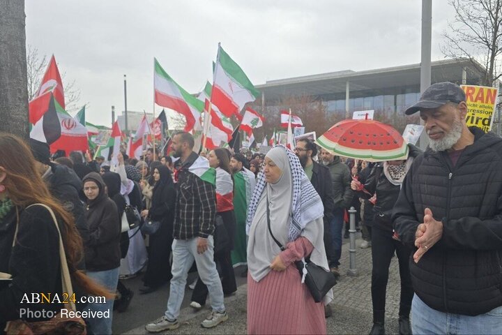 Photos: Massive rally of supporters of Islamic Republic of Iran held in Berlin
