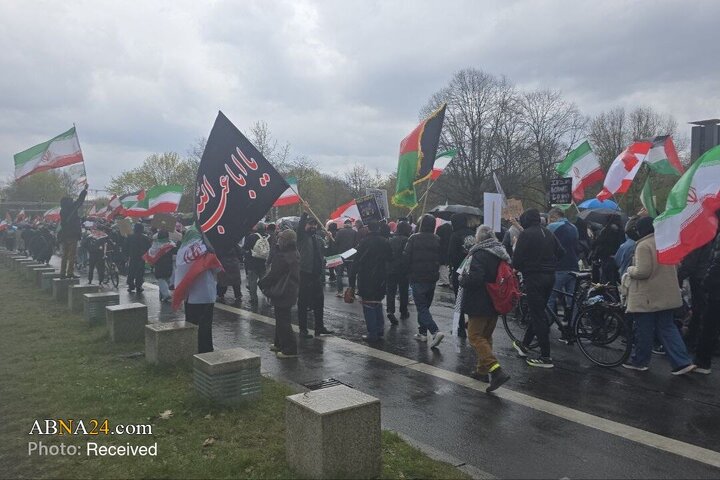 Photos: Massive rally of supporters of Islamic Republic of Iran held in Berlin