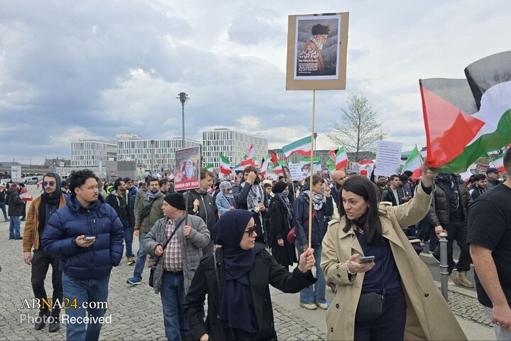 Photos: Massive rally of supporters of Islamic Republic of Iran held in Berlin