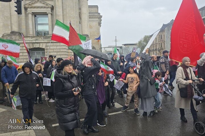 Photos: Massive rally of supporters of Islamic Republic of Iran held in Berlin