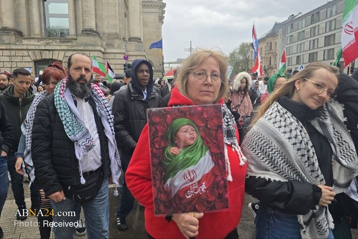 Photos: Massive rally of supporters of Islamic Republic of Iran held in Berlin