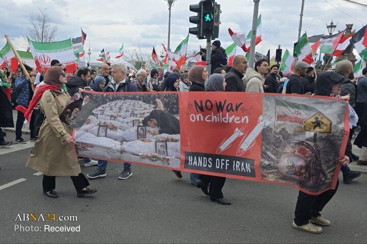 Photos: Massive rally of supporters of Islamic Republic of Iran held in Berlin