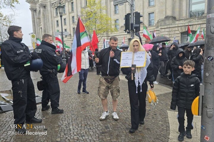 Photos: Massive rally of supporters of Islamic Republic of Iran held in Berlin