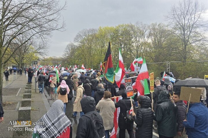 Photos: Massive rally of supporters of Islamic Republic of Iran held in Berlin
