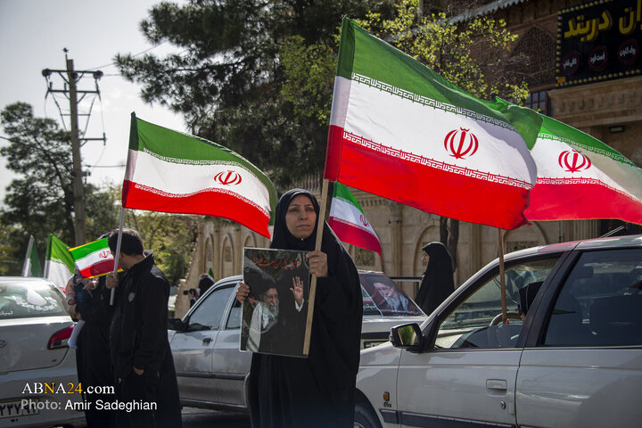 کاروان خودرویی به مناسبت چهلم شهادت رهبر انقلاب در شیراز