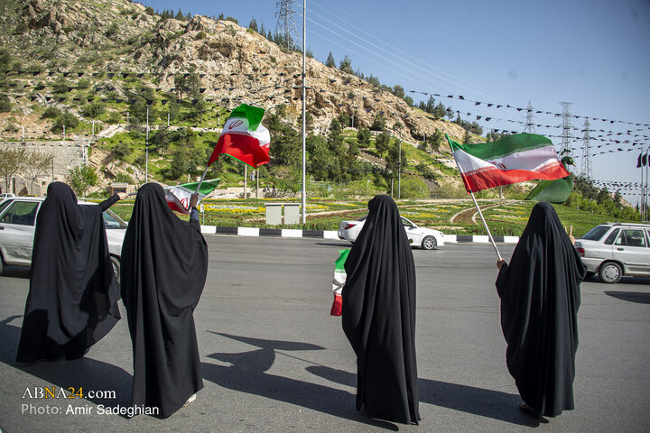 کاروان خودرویی به مناسبت چهلم شهادت رهبر انقلاب در شیراز