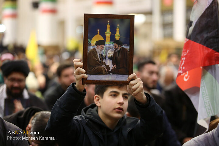 بزرگداشت چهلمین روز شهادت آیت‌الله خامنه‌ای در حرم حضرت معصومه (س)