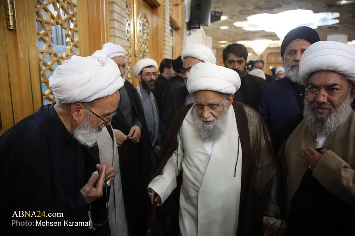 بزرگداشت چهلمین روز شهادت آیت‌الله خامنه‌ای در حرم حضرت معصومه (س)
