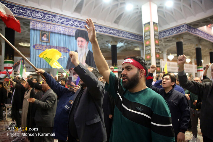 بزرگداشت چهلمین روز شهادت آیت‌الله خامنه‌ای در حرم حضرت معصومه (س)