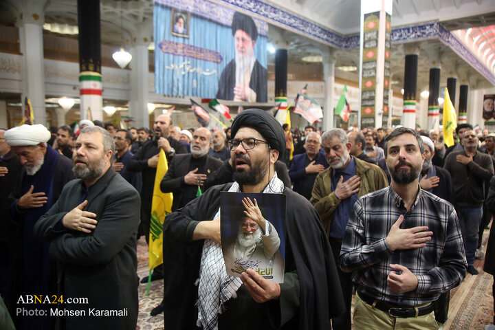 بزرگداشت چهلمین روز شهادت آیت‌الله خامنه‌ای در حرم حضرت معصومه (س)