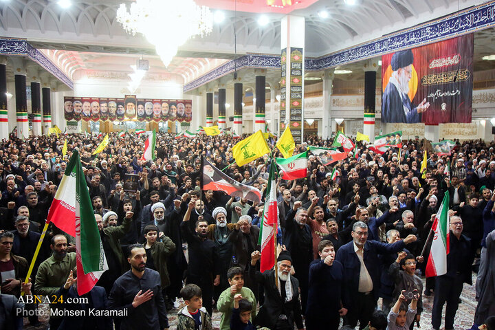 بزرگداشت چهلمین روز شهادت آیت‌الله خامنه‌ای در حرم حضرت معصومه (س)