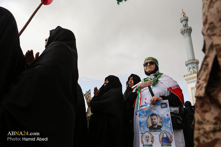 Photos: Funeral ceremony of 12 Martyrs of American-Zionist Aggression in Qom