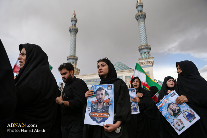 Photos: Funeral ceremony of 12 Martyrs of American-Zionist Aggression in Qom