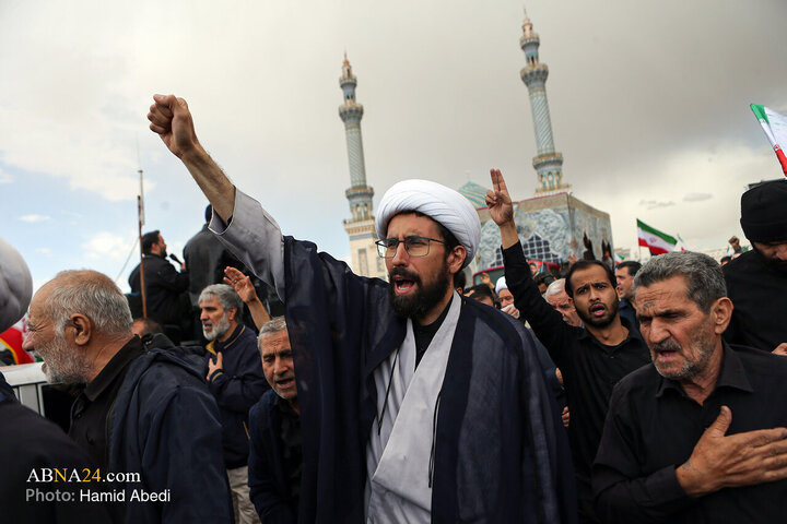 Photos: Funeral ceremony of 12 Martyrs of American-Zionist Aggression in Qom