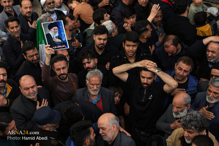 Photos: Funeral ceremony of 12 Martyrs of American-Zionist Aggression in Qom